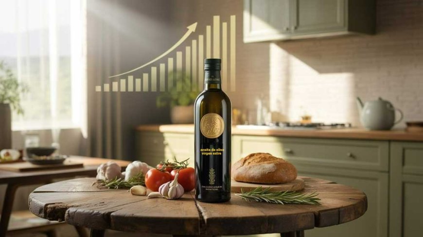 Why is a Spanish olive oil merchant optimistic about the growth potential of the Chinese market for olive oil?